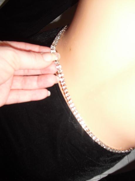 Bershka s kristalikmi luxusne saty, bershka,xs