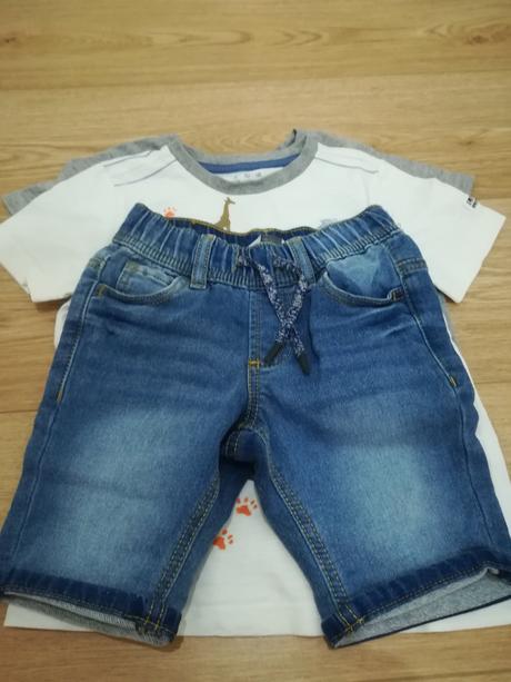 Tričká a kratasy, primark,110