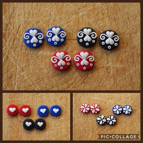 Napichovacie nausnice - ludove, 