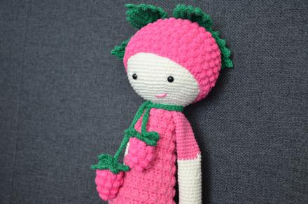 Lalylala bábika - malina, 