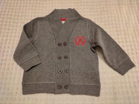 Štýlová mikina na gombíky, v.80,super, pepco,80