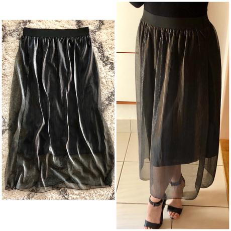 Metalická sukňa, bershka,xs