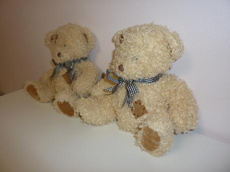 Vianočné plyšové medvede,