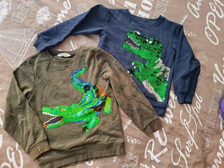 Pekné mikiny 2 ks h&m, h&m,122