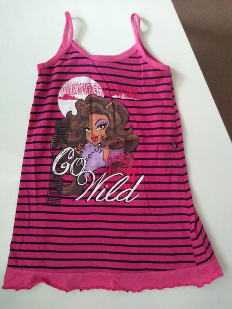 Monster high šatky, disney,128