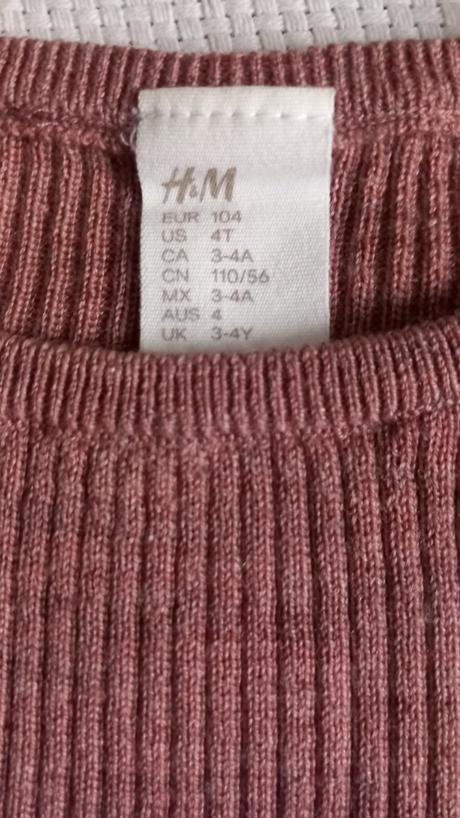 Jemný merino svetrík, h&m,110