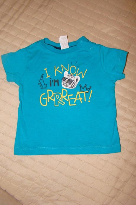 Nenosené tričko, baby club,68