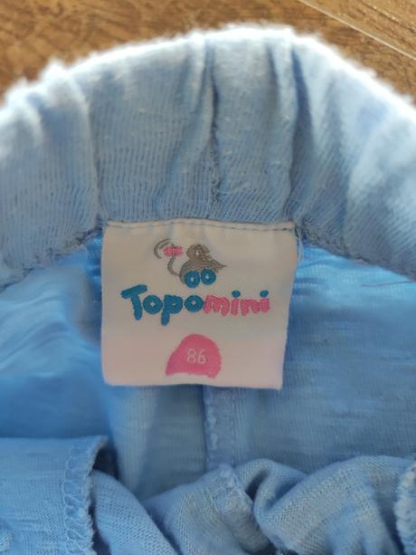 Detské tepláky, topomini,86