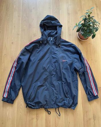 Modrá bunda pánska/ jarna bunda/ vetrovka, l