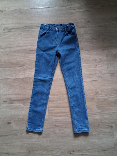 Rifle jeans elastické ako nové, 140