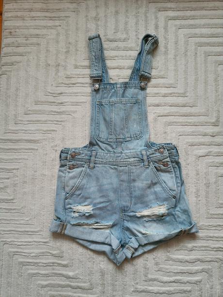 Krátke nohavice s trakmi, h&m,164