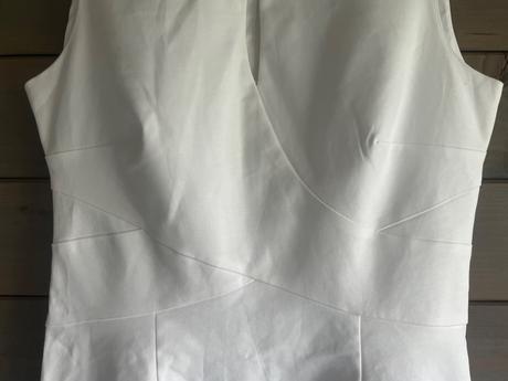 Snehovobiele nadherne šaty cotton, orsay,36