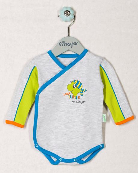 Nicol bavlnené body dlhý rukáv little, veľ. 56, 56