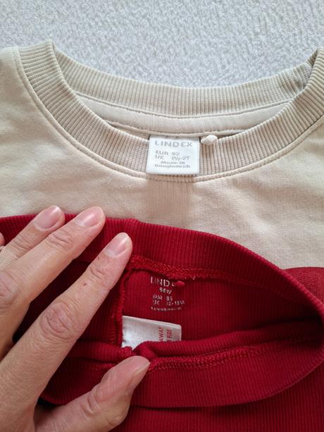 Suprava mikina 92 a rebrovane leginy 86 lindex, lindex,92