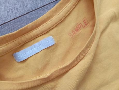 Sýtožlté tričkové šaty 34/36, xs