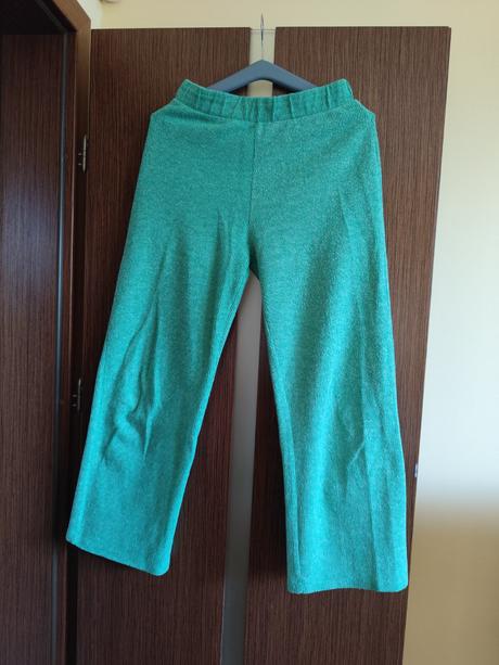 Vlnené zelené nohavice zara, veľ 170/70a, veľ s-m,, zara,s