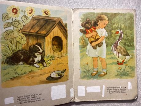 Retro staré leporelo môj macík  rázusová martákova, 