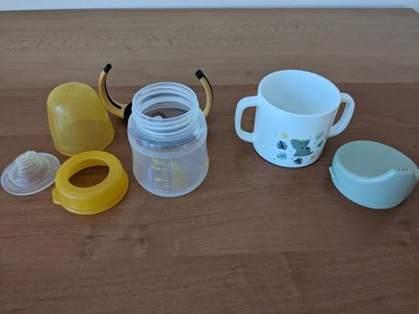 Detská fľaša a hrnček, babylove