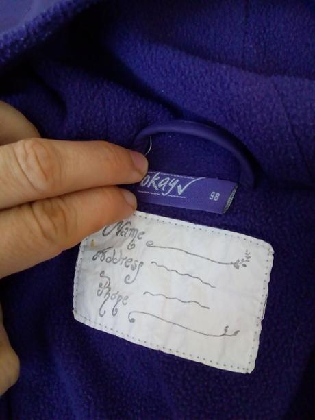 Prechodná bunda do dažďa, č. 98, okay,98