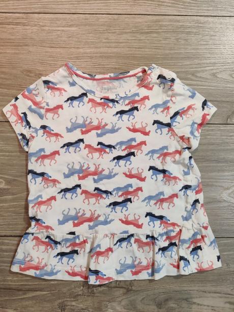 Tunika / predĺžené tričko koníky, lupilu,86