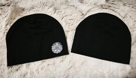 Detská bavlnená čiapka čierna, 80 - 146