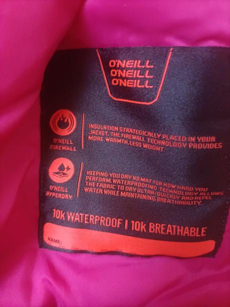 Lyžiarska bunda s oteplovačkami o'neill, o'neill,140