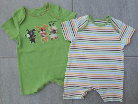 Krátke letné overaly 2ks, f&f,56