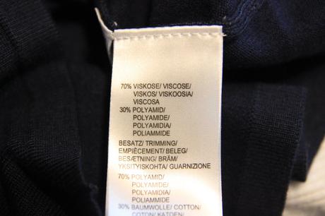 Tmavo modrý top, peret hahn, l