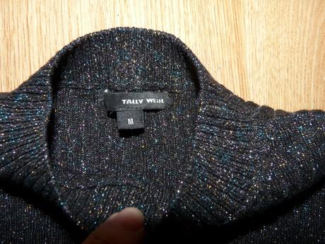Čiernozlatý sveter, tally weijl,m