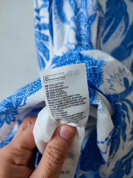 Maxi šaty bavlnené, h&m,36