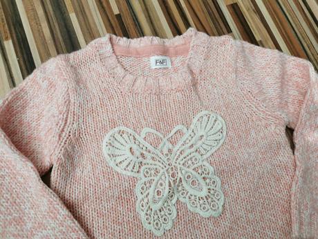 Pulóver s čipkou, f&f,98