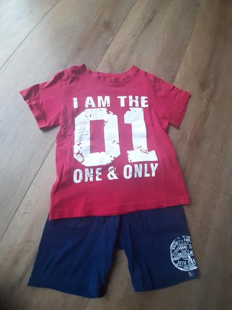 Tricko+ sortky 110, h&m,110