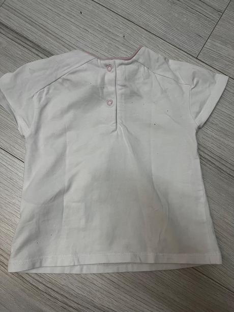 Pôvabné tričko s kvetmi, chicco,80