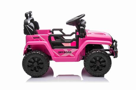 Elektrické autíčko offroad new s pohonom ružové,