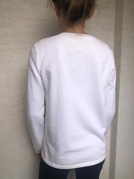 Biela mikina, c&a,170