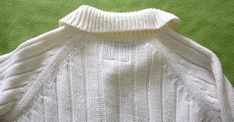 Krásny biely dievčenský pulóver, terranova,140