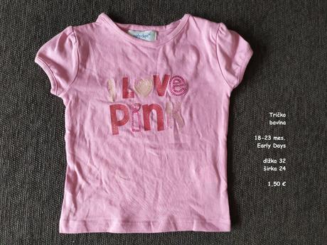 Tričko 18-23mes., early days,92