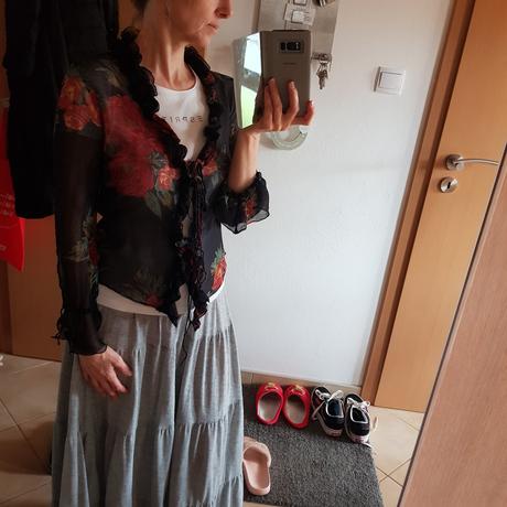 Bluzka priesvitná xs, xs