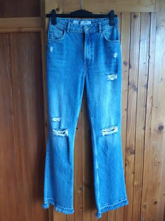 Dámske rifle, bershka,38