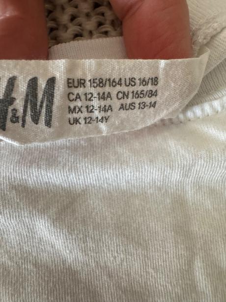 Pekné tričká h&m 2ks, h&m,158
