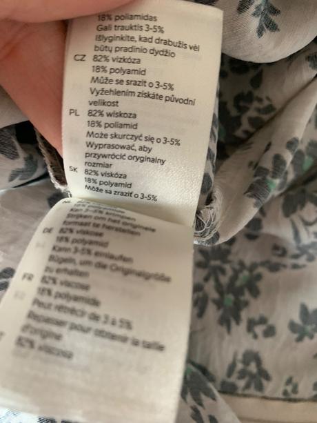 Kvetované maxi šaty s dlhým rukávom, lindex,l