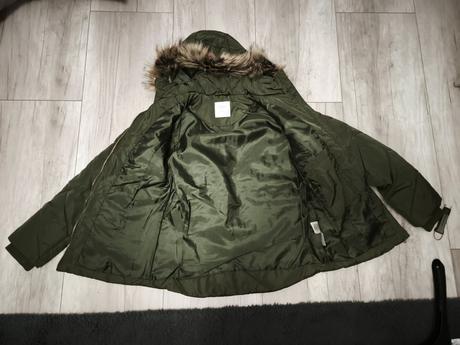 Tmavá khaki bunda lindex, lindex,158