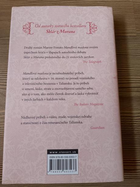 Marina fiorato - mandľová madona, 