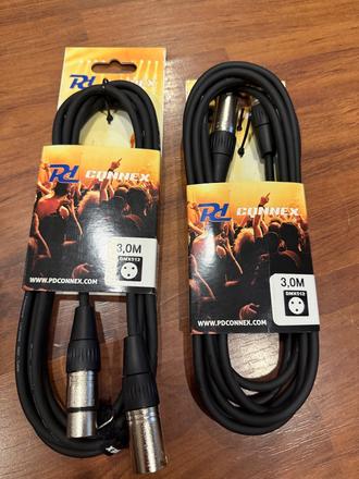 Dmx káble pd connex 3 m xlf cena spolu, hama