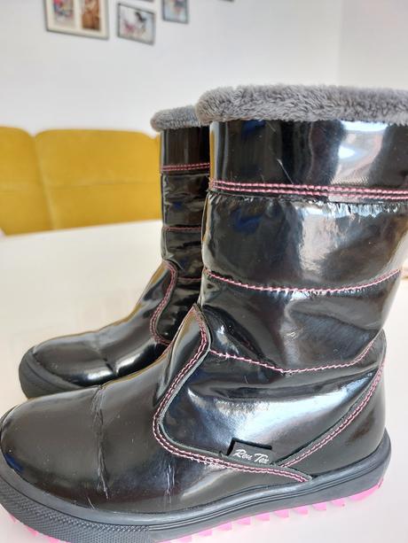 Teplucke cizmycky pre slecnu, ren but,27