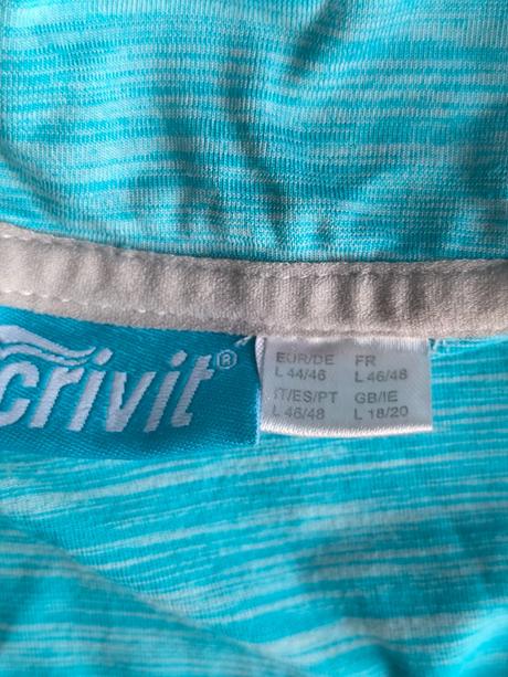 Športová mikina, termo tričko, crivit,44
