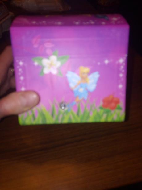 Krabicka s vilou 10x10x9cm na drobnosti,