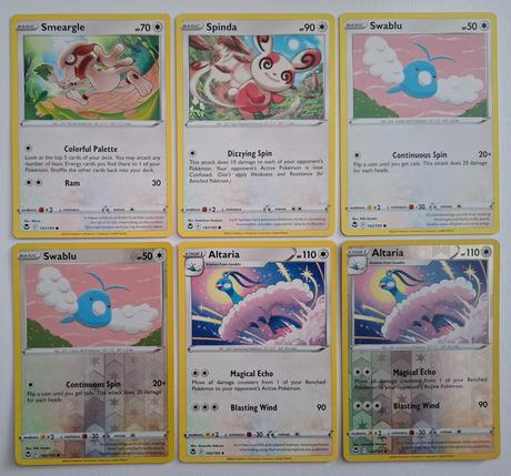 Pokémon karty "silver tempest" (10), 
