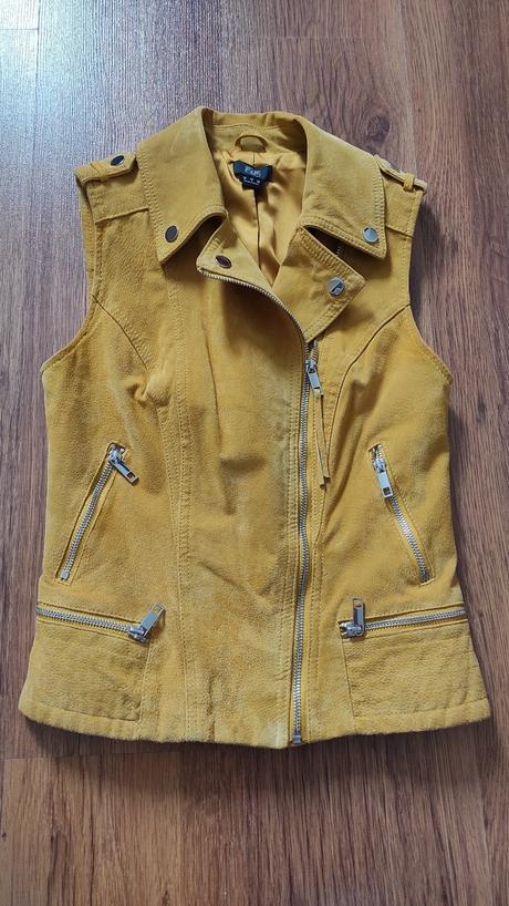 Kožená vesta, f&f,xs