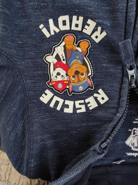 Predám chlap. teplákovú súpravu paw patrol veľ.104, nickelodeon,104